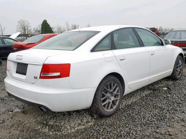 WAUDH74F27N060826 - 2007 AUDI A6 3.2 QUA WHITE photo 4