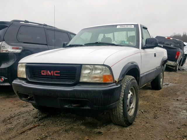 1GTCT14XXWK504828 - 1998 GMC SONOMA WHITE photo 2