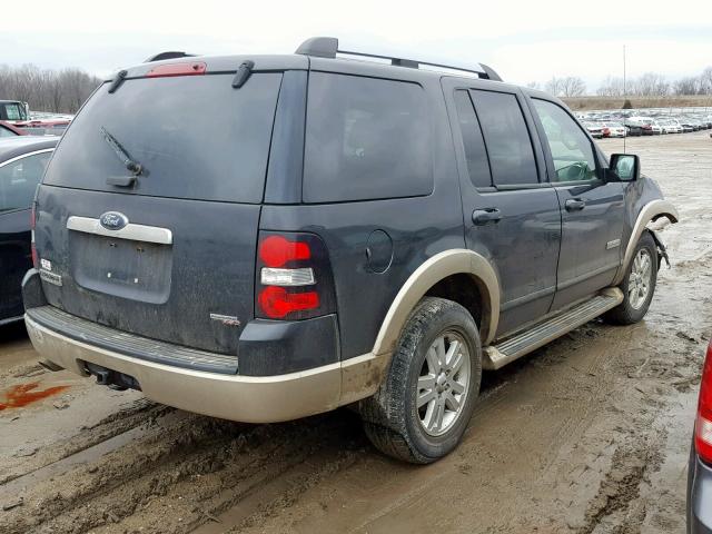 1FMEU74E67UB74680 - 2007 FORD EXPLORER E GRAY photo 4