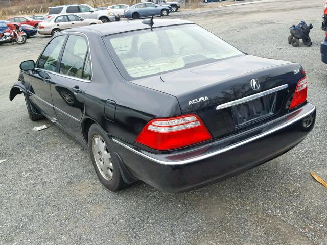 JH4KA96614C005135 - 2004 ACURA 3.5RL BLACK photo 3