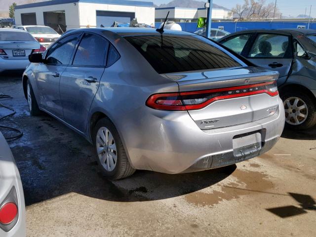 1C3CDFDH0ED916878 - 2014 DODGE DART SE AE SILVER photo 3