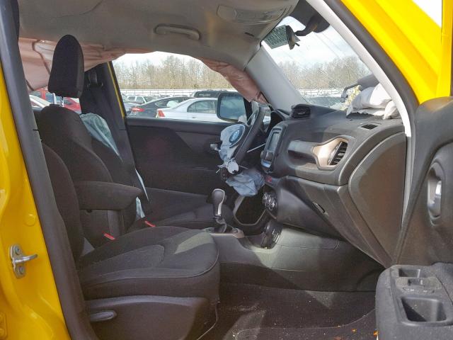 ZACCJBAT9GPD42274 - 2016 JEEP RENEGADE S 黄色 照片 5