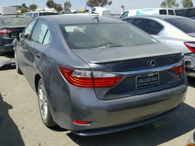 JTHBW1GG4F2089079 - 2015 LEXUS ES 300H GRAY photo 3