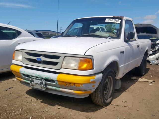 1FTCR10U7SUA36338 - 1995 FORD RANGER WHITE photo 2