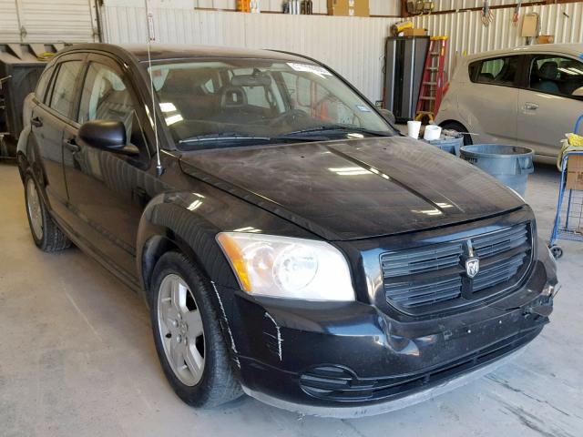 1B3HB28C38D769797 - 2008 DODGE CALIBER BLACK photo 1