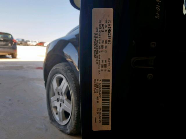 1B3HB28C38D769797 - 2008 DODGE CALIBER BLACK photo 10