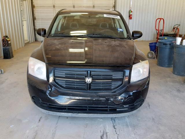 1B3HB28C38D769797 - 2008 DODGE CALIBER BLACK photo 9