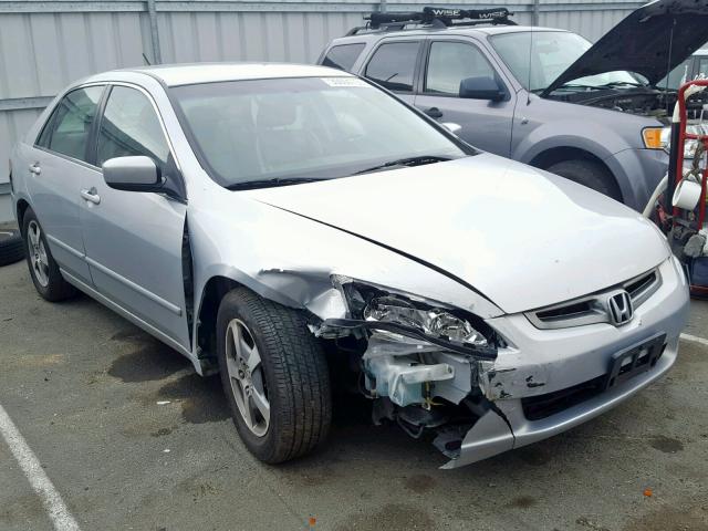 JHMCN36425C010642 - 2005 HONDA ACCORD HYB SILVER photo 1