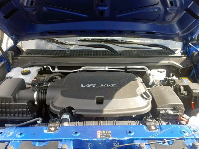 1GCGTBEN4K1100590 - 2019 CHEVROLET COLORADO BLUE photo 7