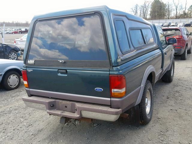 1FTCR11X0STA25471 - 1995 FORD RANGER GREEN photo 4