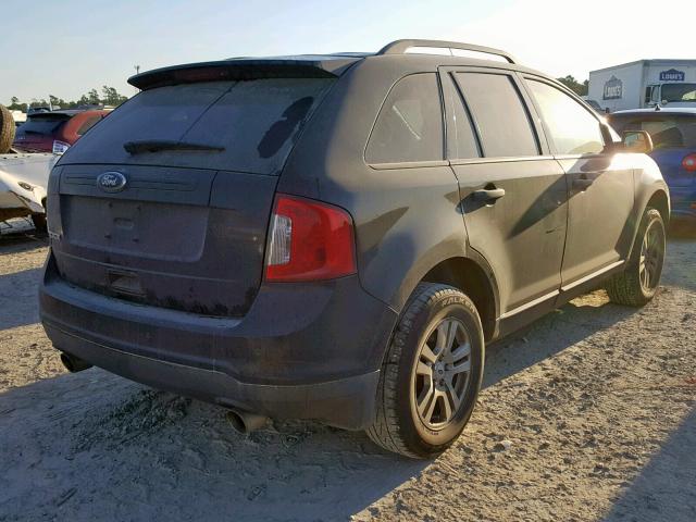 2FMDK3GC4BBB47805 - 2011 FORD EDGE SE BLACK photo 4