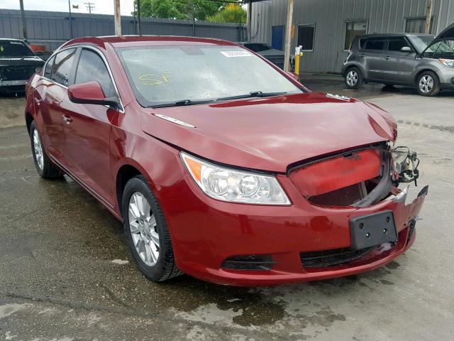 1G4GB5GGXAF237033 - 2010 BUICK LACROSSE C RED photo 1