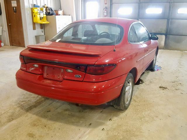 3FAKP1138XR208730 - 1999 FORD ESCORT ZX2 RED photo 4