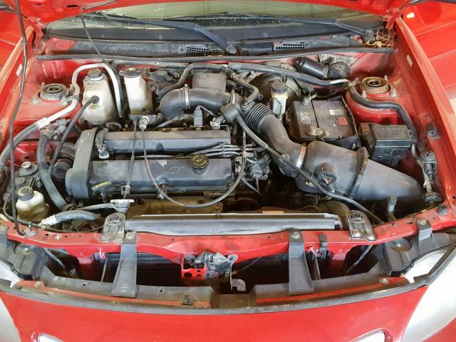 3FAKP1138XR208730 - 1999 FORD ESCORT ZX2 RED photo 7