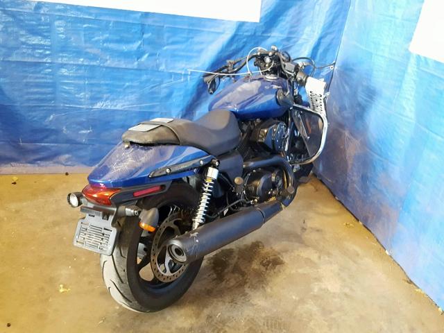 1HD4NAA17HC512590 - 2017 HARLEY-DAVIDSON XG500 BLUE photo 4