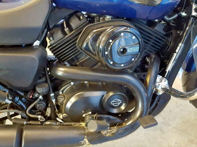 1HD4NAA17HC512590 - 2017 HARLEY-DAVIDSON XG500 BLUE photo 7