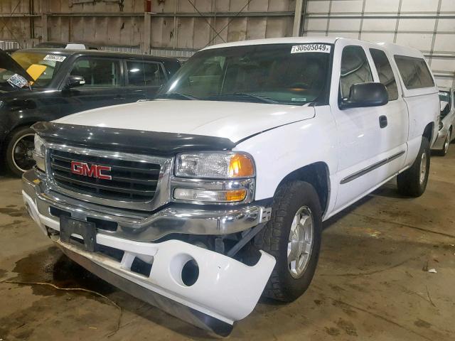 1GTEK19Z35Z267661 - 2005 GMC NEW SIERRA WHITE photo 2