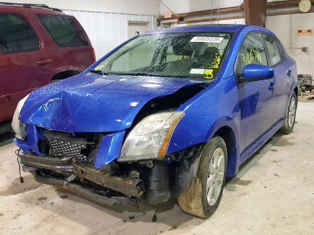 3N1AB6APXAL653570 - 2010 NISSAN SENTRA 2.0 BLUE photo 2