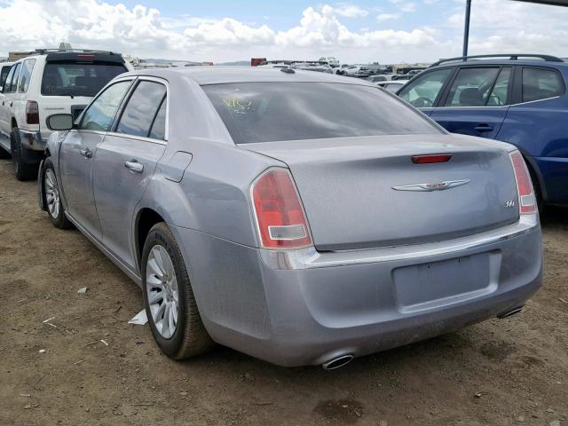 2C3CCAAG3EH276069 - 2014 CHRYSLER 300 SILVER photo 3