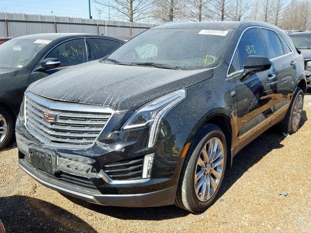 1GYKNGRS4JZ241171 - 2018 CADILLAC XT5 PLATIN BLACK photo 2