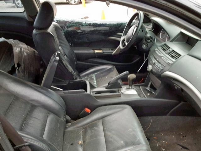 1HGCS1B88AA007680 - 2010 HONDA ACCORD EXL BLACK photo 5