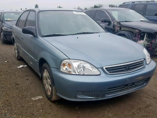 2HGEJ6614YH530485 - 2000 HONDA CIVIC BASE BLUE photo 1