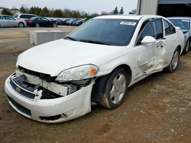 2G1WD58C889162950 - 2008 CHEVROLET IMPALA SUP თეთრი ფოტო 2