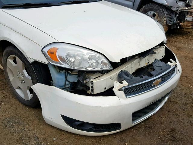 2G1WD58C889162950 - 2008 CHEVROLET IMPALA SUP თეთრი ფოტო 9