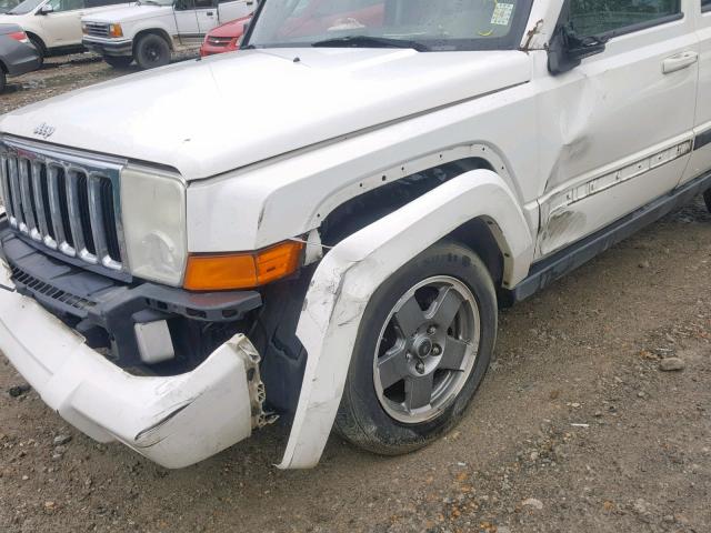 1J8HH48K18C111491 - 2008 JEEP COMMANDER 白色 照片 9