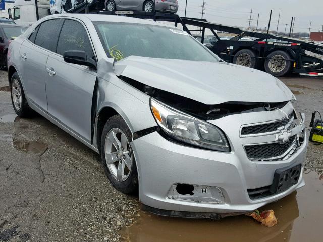 1G11B5SAXDF334047 - 2013 CHEVROLET MALIBU LS SILVER photo 1