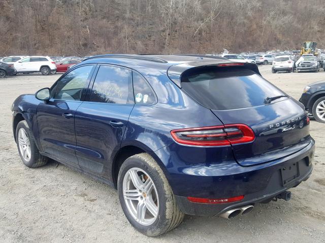 WP1AB2A55JLB37650 - 2018 PORSCHE MACAN S BLUE photo 3