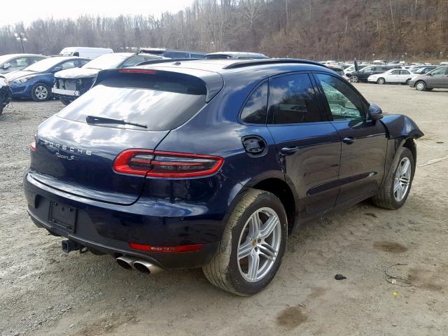 WP1AB2A55JLB37650 - 2018 PORSCHE MACAN S BLUE photo 4