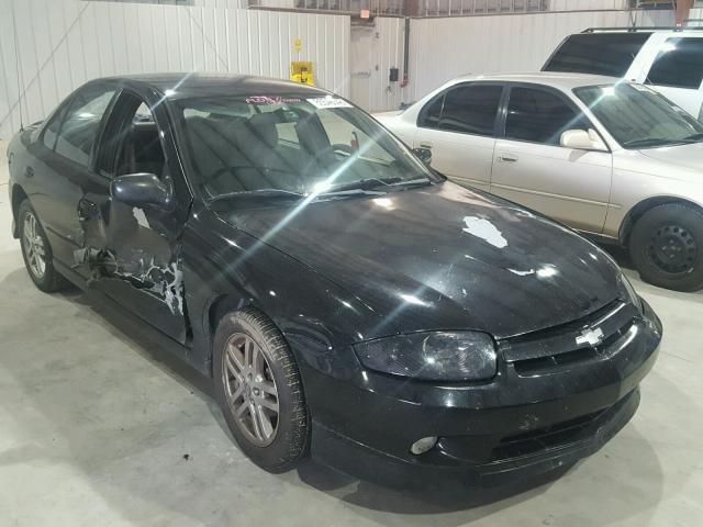 1G1JH52F137150666 - 2003 CHEVROLET CAVALIER L BLACK photo 1