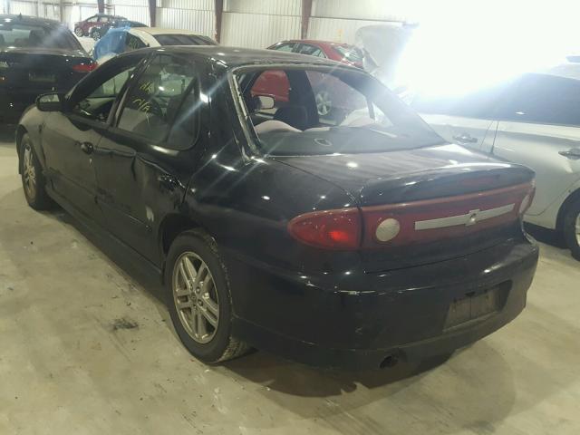 1G1JH52F137150666 - 2003 CHEVROLET CAVALIER L BLACK photo 3