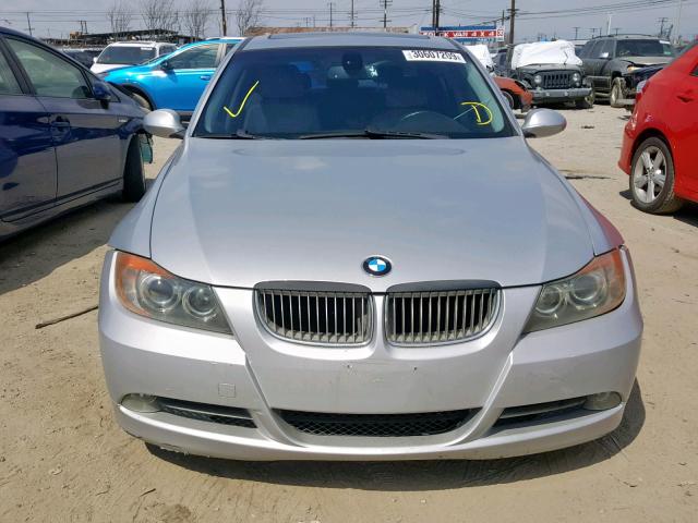 WBAVC53538FZ85935 - 2008 BMW 328 I SULE SILVER photo 9