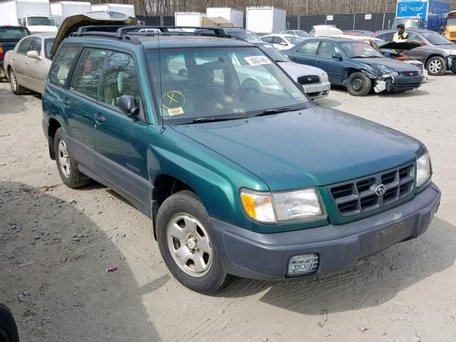 JF1SF635XYH727604 - 2000 SUBARU FORESTER L GREEN photo 1