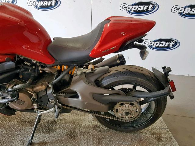 ZDM1RBSW4EB000526 - 2014 DUCATI MONSTER 12 RED photo 6