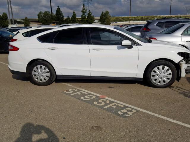 3FA6P0G79ER378999 - 2014 FORD FUSION S WHITE photo 9