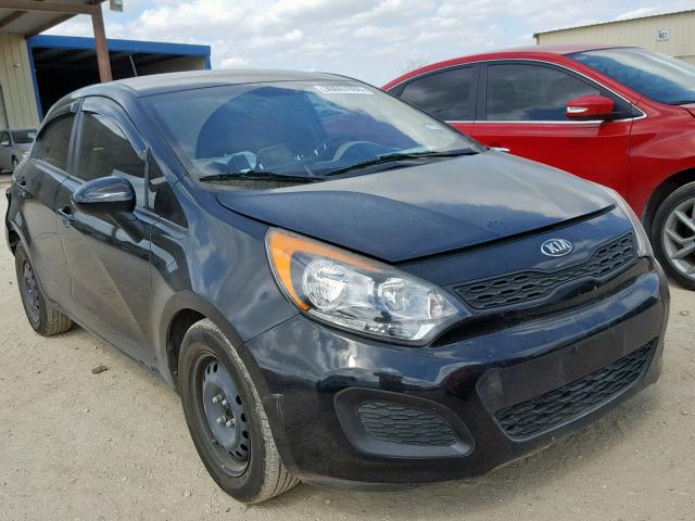 KNADM5A30D6226261 - 2013 KIA RIO LX BLACK photo 1