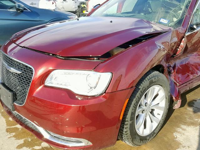 2C3CCAAG9GH161432 - 2016 CHRYSLER 300 LIMITE MAROON photo 10