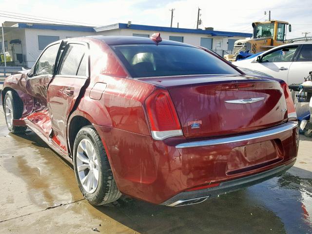 2C3CCAAG9GH161432 - 2016 CHRYSLER 300 LIMITE MAROON photo 3