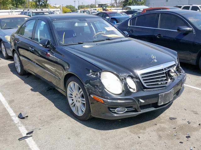 WDBUF72XX7B058276 - 2007 MERCEDES-BENZ E 550 BLACK photo 1