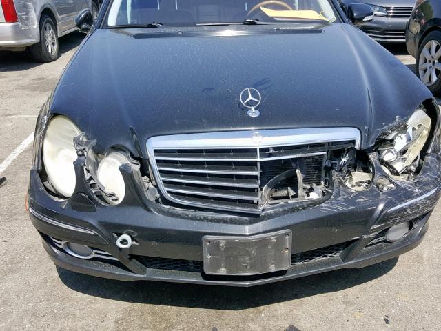 WDBUF72XX7B058276 - 2007 MERCEDES-BENZ E 550 BLACK photo 9