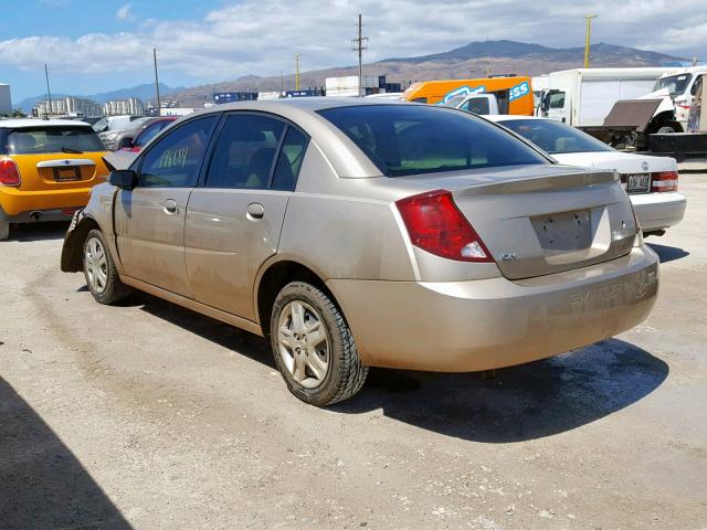 1G8AJ55F97Z138129 - 2007 SATURN ION LEVEL GOLD photo 3