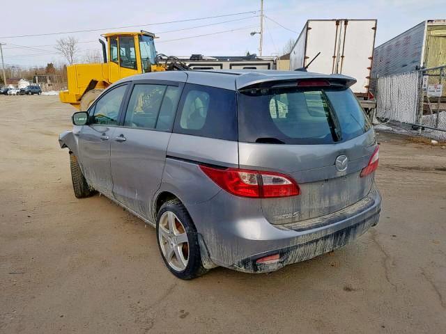 JM1CW2DL5C0101440 - 2012 MAZDA 5 GRAY photo 3