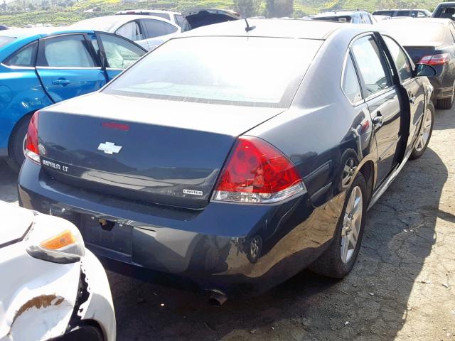 2G1WB5E32E1116714 - 2014 CHEVROLET IMPALA LIM BLACK photo 4