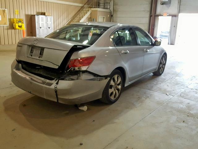 1HGCP26839A162621 - 2009 HONDA ACCORD EXL SILVER photo 4