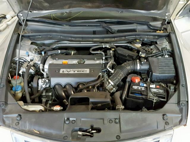 1HGCP26839A162621 - 2009 HONDA ACCORD EXL SILVER photo 7