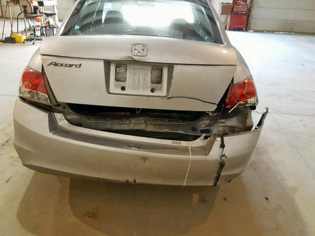 1HGCP26839A162621 - 2009 HONDA ACCORD EXL SILVER photo 9