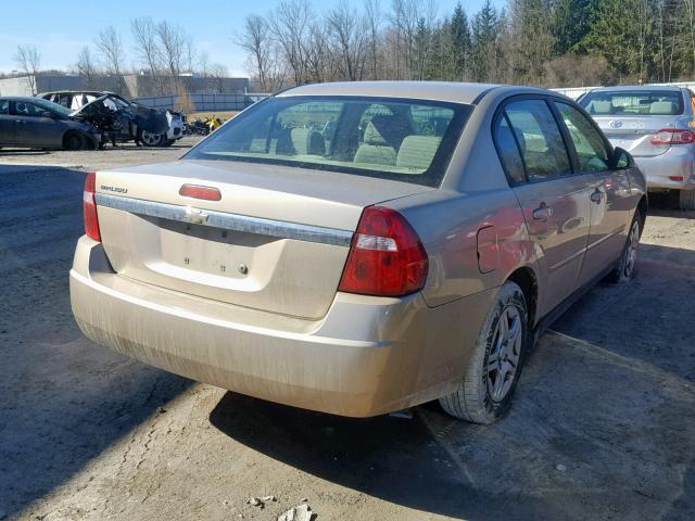 1G1ZS58F88F121142 - 2008 CHEVROLET MALIBU LS TAN photo 4